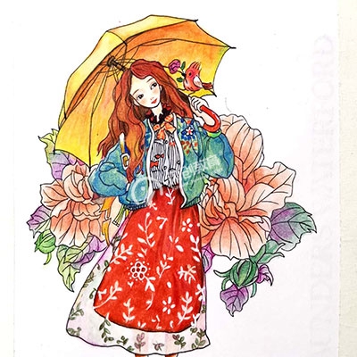 花为媒，等天晴